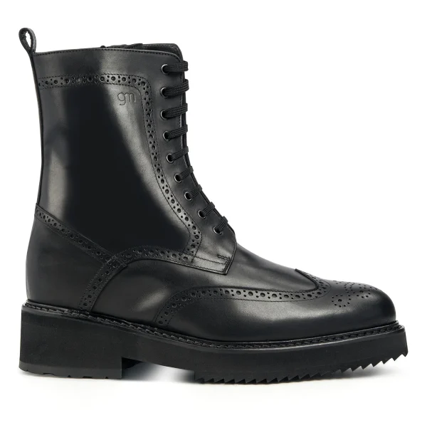 Laurel Canyon - Elevator Boots in Full Grain Leather from 4 to 6 inches