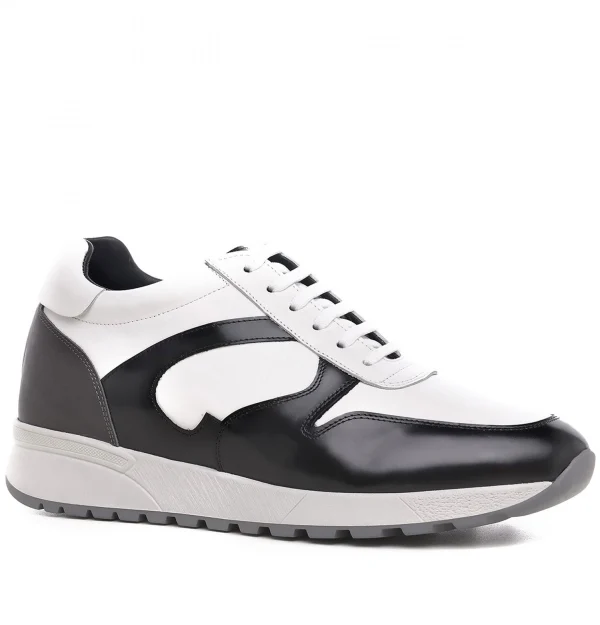Plymouth - Elevator Sneakers in Mix of leathers from 2.4 to 3.1 inches