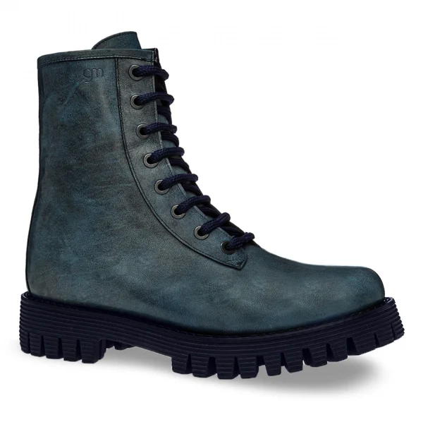 Saint Germaine - Elevator Boots in Cordovan Leather from 2.4 to 4 inches