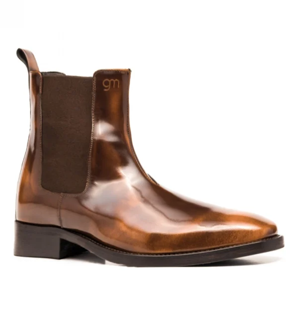 Turkey - Elevator Boots in Patent Leather from 2.4 to 3.1 inches