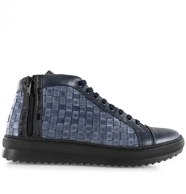 Fairview - Elevator Sneakers in Mix of leathers from 2.4 to 3.1 inches