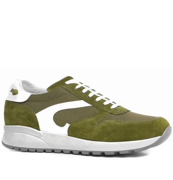 Massachusetts - Elevator Sneakers in Mix of leathers from 2.4 to 3.1 inches