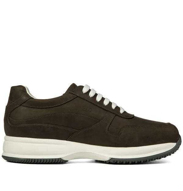 Wellington - Elevator Sneakers in Cordovan Leather from 2.4 to 4 inches