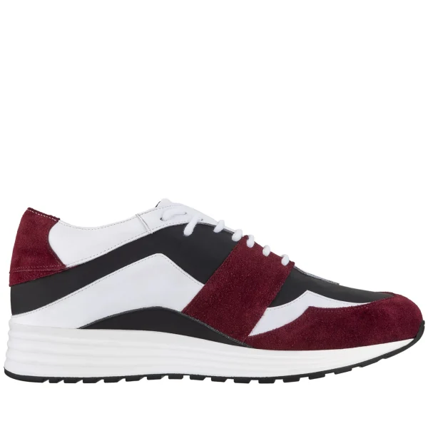 Varenne Manarola - Elevator Sneakers in Mix of leathers from 2.4 to 3.1 inches