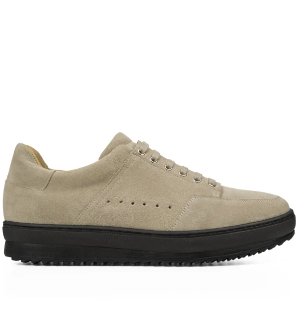 Rye - Elevator Sneakers in Suede Leather from 2.4 to 3.1 inches
