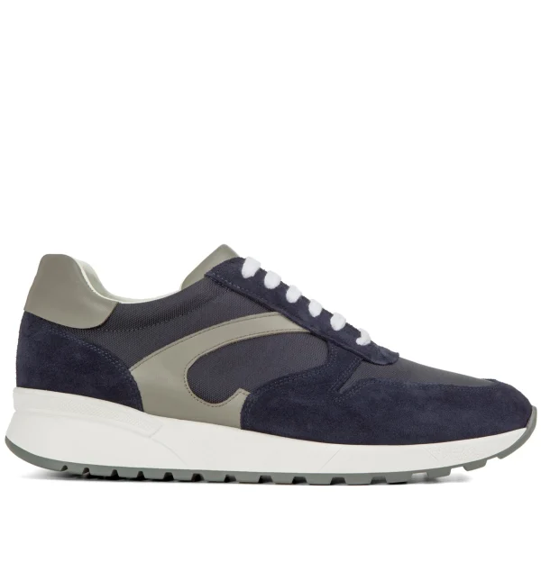 Ripley - Elevator Sneakers in Leather/fabric mix from 2.4 to 3.1 inches