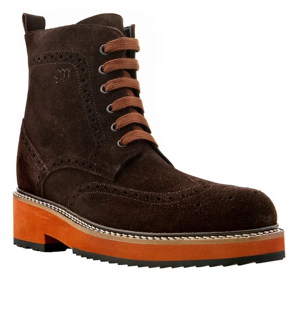 NoLita - Elevator Boots in Suede Leather from 4 to 6 inches
