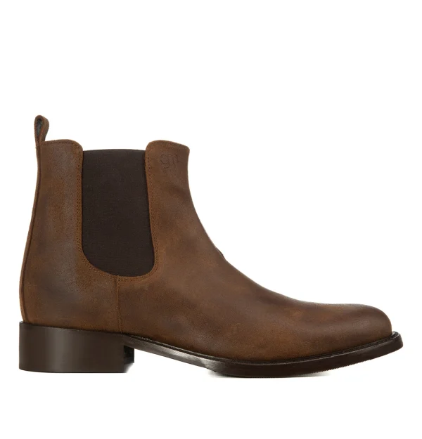 Fresno - Elevator Boots in Suede Leather from 2.4 to 4 inches