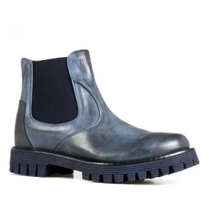 Bastogne - Elevator Boots in Full Grain Leather from 2.4 to 4 inches
