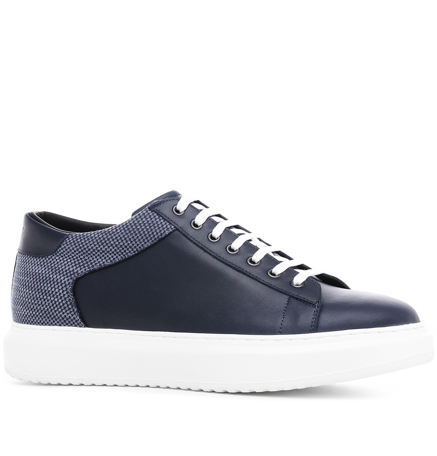 Stuart - Elevator Sneakers in Leather from 2.4 to 3.1 inches