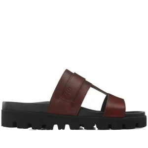 Aiea - Elevator Sandals in Full Grain Leather up to 2 inches