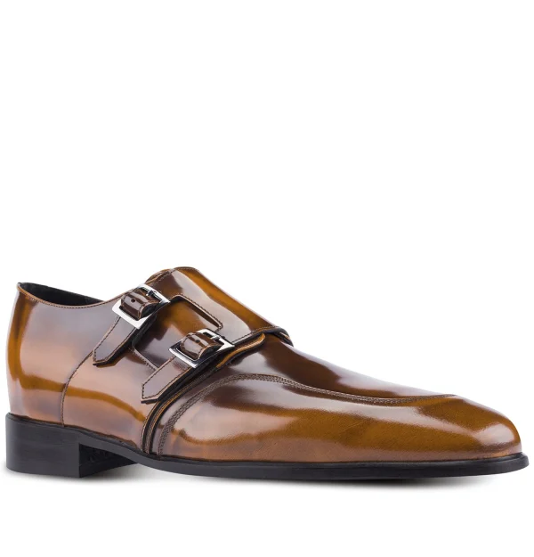 Ontario - Elevator shoes in Full Grain Leather up to 2.6 inches