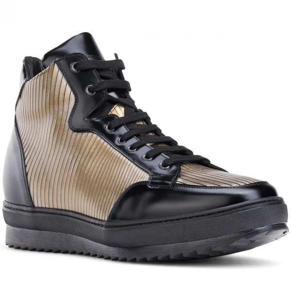 Long Island - Elevator Sneakers in Mix of leathers from 2.4 to 4 inches