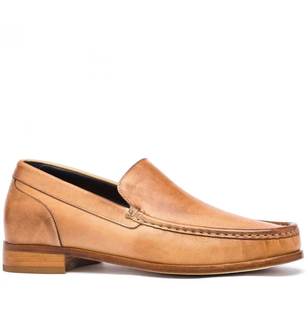 Nile - Elevator Loafers in Full grain Leather up to 2.6 inches