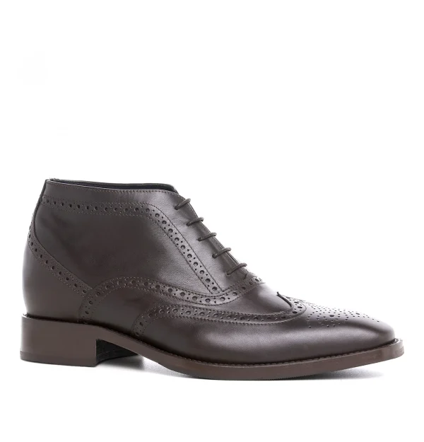 Spoleto - Elevator Boots in Full grain Leather from 2.4 to 3.1 inches