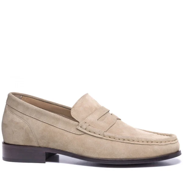 Syria - Elevator Loafers in Suede Leather up to 2.4 inches