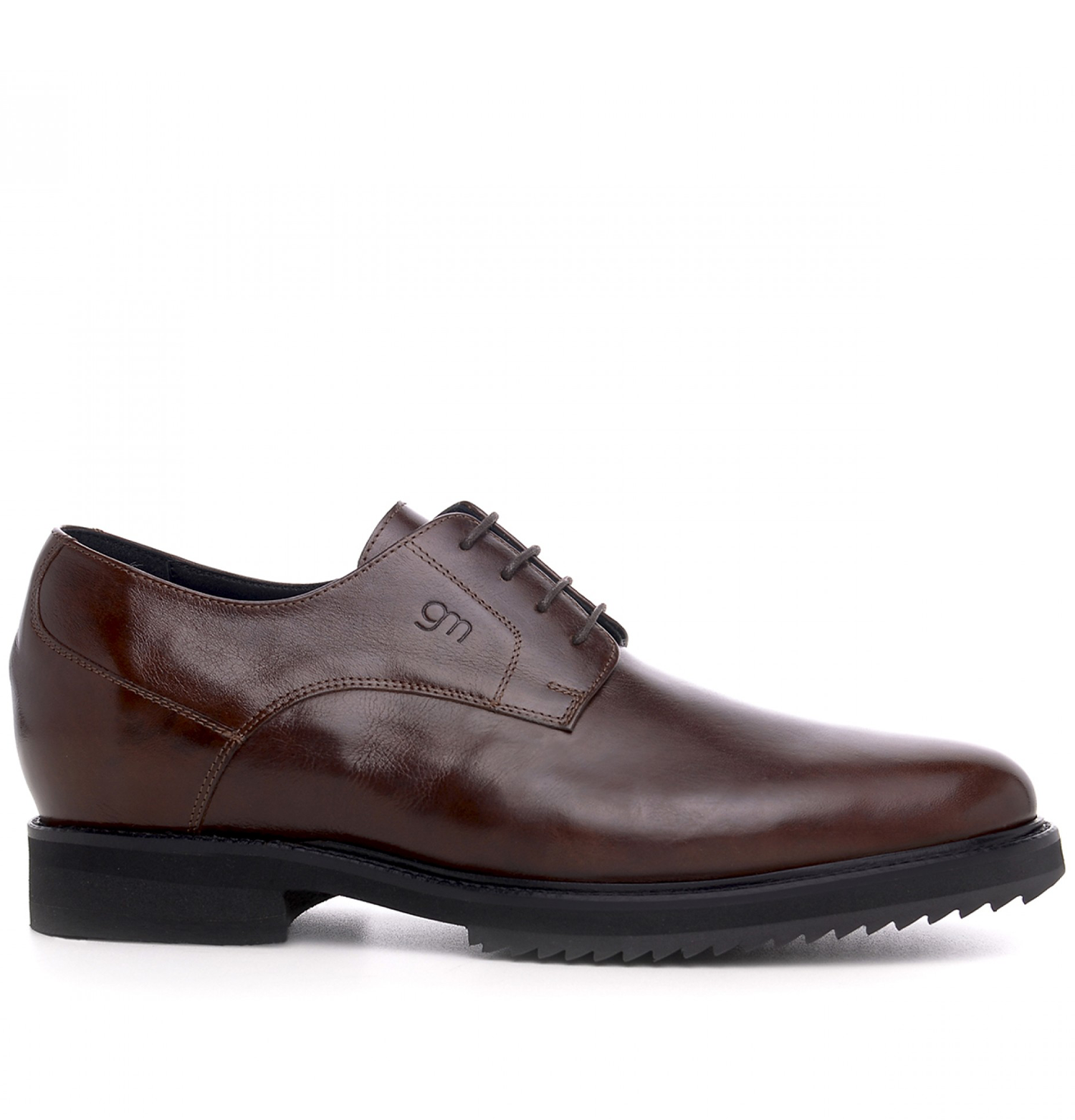 Tevere - Elevator Shoes in Full grain Leather from 2.4 to 3.1 inches