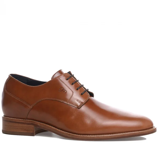 The Palazzo - Elevator Shoes in Shell cordovan Leather from 2.4 to 3.1 inches