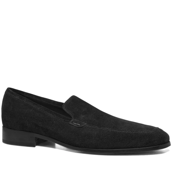 Livigno - Elevator Loafers in Suede Leather up to 2.6 inches