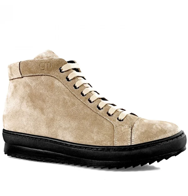 Stamford - Elevator Sneakers in Suede Leather from 2.4 to 3.1 inches