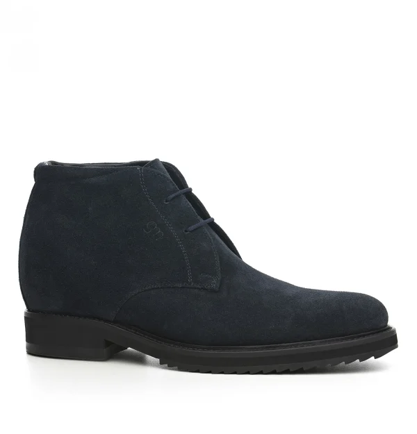 Thames - Elevator Boots in Suede Leather from 2.4 to 3.1 inches