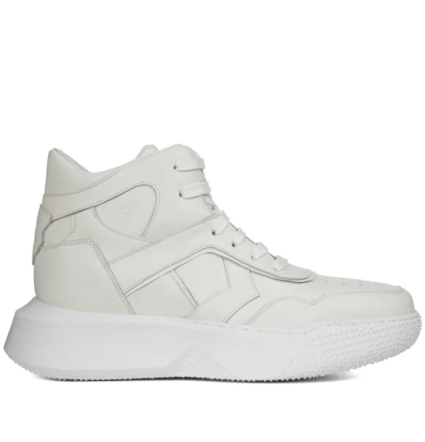 Varigotti - Elevator Sneakers in Full Grain Leather from 2.4 to 4 inches