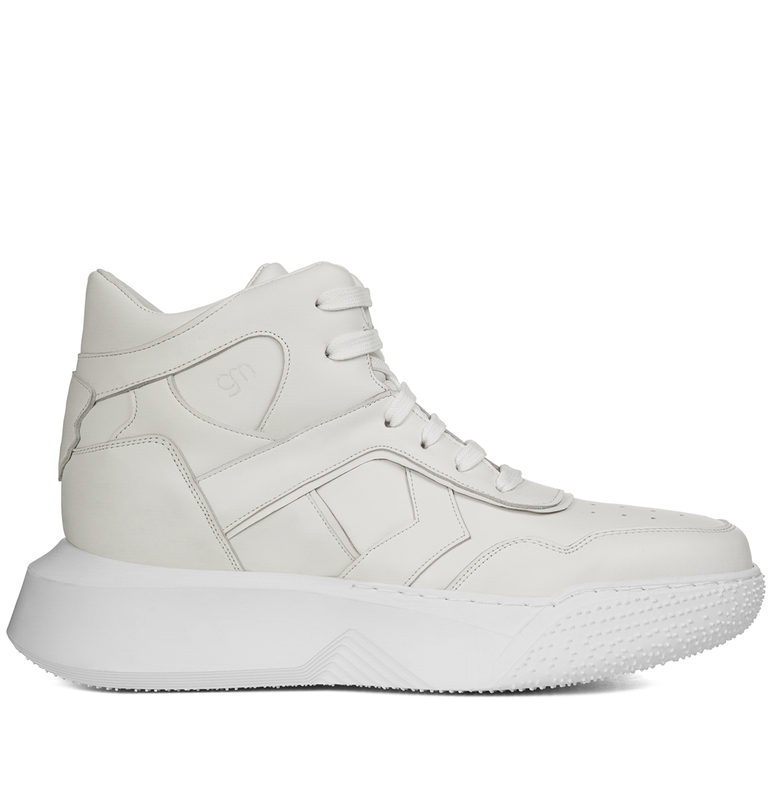Varigotti - Elevator Sneakers in Full Grain Leather from 2.4 to 4 inches