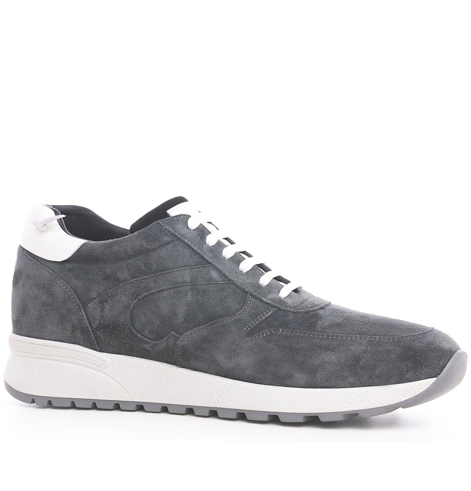 Vermont - Elevator Sneakers in Leather from 2.4 to 3.1 inches