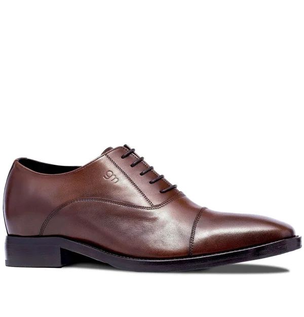 Via Condotti - Elevator Shoes in Full grain Leather from 2.4 to 3.1 inches